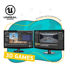 Unreal Engine 4. Игровой движок - КИБЕРшкола программирования для детей, компьютерные курсы для школьников, начинающих и подростков - KIBERone г. Черногорск