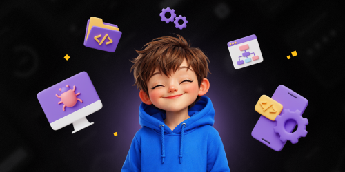 Идеальный сайт с нуля: код, дизайн и AI-помощник - КИБЕРшкола программирования для детей, компьютерные курсы для школьников, начинающих и подростков - KIBERone г. Черногорск